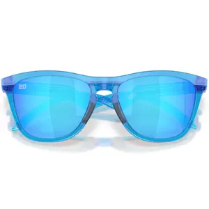 Imagem 5 de Óculos Oakley Frogskins Hybrid Fabio Quartararo Azul Ácido Fosco - com Lente Azul (Prizm)