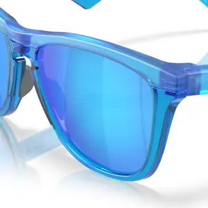 Imagem 6 de Óculos Oakley Frogskins Hybrid Fabio Quartararo Azul Ácido Fosco - com Lente Azul (Prizm)
