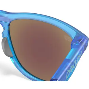 Imagem 9 de Óculos Oakley Frogskins Hybrid Fabio Quartararo Azul Ácido Fosco - com Lente Azul (Prizm)