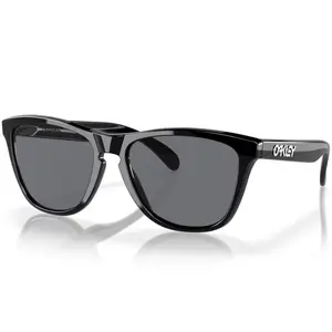Óculos Oakley Frogskins Preto Brilhante - com Lente Cinza