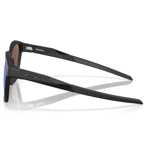 Óculos Oakley Shackle Preto Fosco - com Lente Azul (Prizm) - Grid