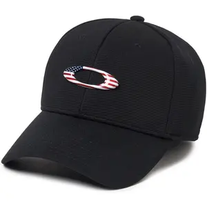Boné Oakley Tincan - Preto/American Flag