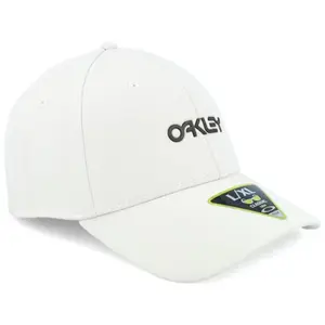 Imagem 4 de Boné Oakley 6 Panel Stretch Metallic - Branco/Preto
