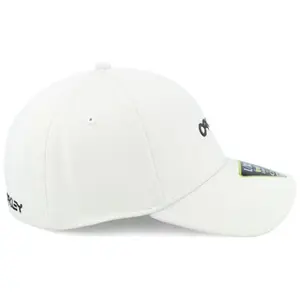 Imagem 5 de Boné Oakley 6 Panel Stretch Metallic - Branco/Preto
