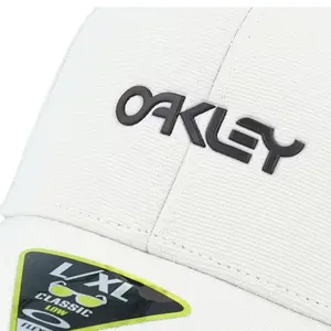 Imagem 7 de Boné Oakley 6 Panel Stretch Metallic - Branco/Preto