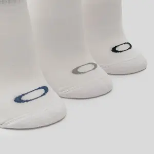 Imagem 4 de Meia Oakley Bark Low Quarter - Branco (3 Pares)