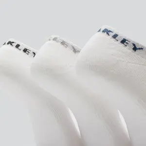 Imagem 6 de Meia Oakley Bark Low Quarter - Branco (3 Pares)