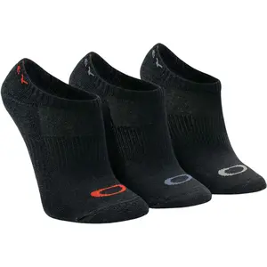 Meia Oakley Bark Low Quarter - Preto (3 Pares)
