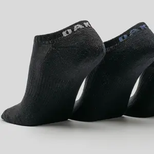 Imagem 4 de Meia Oakley Bark Low Quarter - Preto (3 Pares)