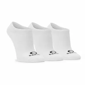 Imagem 2 de Meia Oakley Essential No Show Sock - Branco (3 Pares)