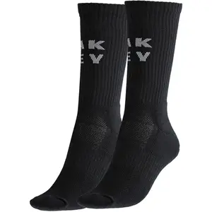 Imagem 2 de Meia Oakley Bark Crew Sock - Preto (3 Pares)