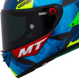 Imagem 2 de Capacete MT KRE+S Diogo Moreira A7 Carbon - Azul