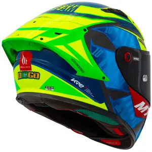 Imagem 4 de Capacete MT KRE+S Diogo Moreira A7 Carbon - Azul