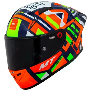 Imagem 2 de Capacete MT KRE+S Sergio Garcia 2023 A3 Carbon - Laranja