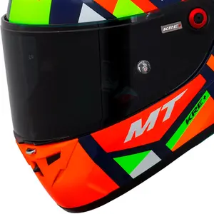 Imagem 3 de Capacete MT KRE+S Sergio Garcia 2023 A3 Carbon - Laranja