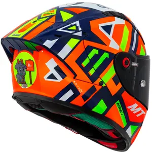 Imagem 4 de Capacete MT KRE+S Sergio Garcia 2023 A3 Carbon - Laranja