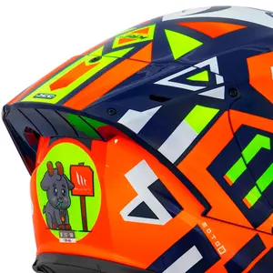 Imagem 5 de Capacete MT KRE+S Sergio Garcia 2023 A3 Carbon - Laranja