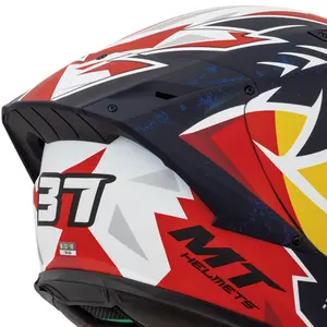 Imagem 5 de Capacete MT KRE+S Pedro Acosta 2023 A7 Carbon - Azul Fosco