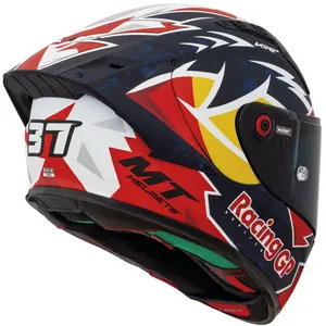 Imagem 4 de Capacete MT KRE+S Pedro Acosta 2023 A7 Carbon - Azul Fosco