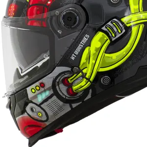 Imagem 2 de Capacete MT Braker SV Bersin A3 - Cinza