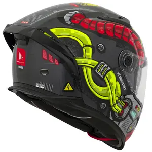 Imagem 5 de Capacete MT Braker SV Bersin A3 - Cinza