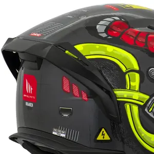 Imagem 6 de Capacete MT Braker SV Bersin A3 - Cinza
