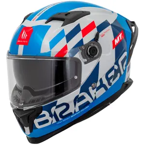 Imagem 2 de Capacete MT Braker SV Foster C7 - Azul