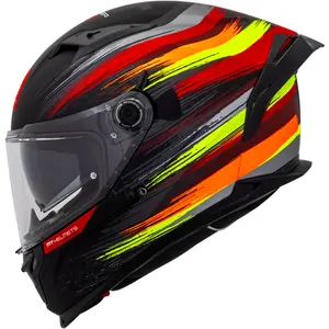Imagem 1 de Capacete MT Braker SV Paint C4 - Preto Fosco Fluor
