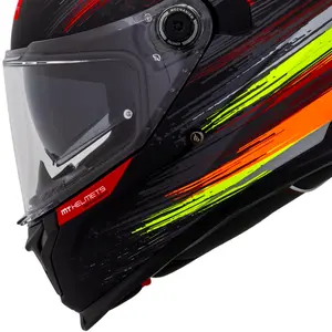 Imagem 2 de Capacete MT Braker SV Paint C4 - Preto Fosco Fluor