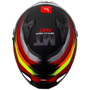 Imagem 6 de Capacete MT Braker SV Paint C4 - Preto Fosco Fluor