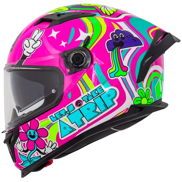 スクイッドマニア MADCROW リブレ Capacete MT Braker SV Trip C8 - Rosa - Grid Motors