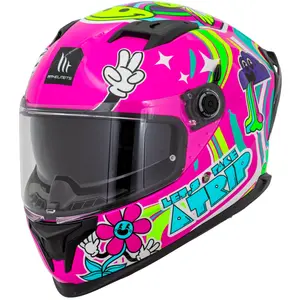 Imagem 3 de Capacete MT Braker SV Trip C8 - Rosa