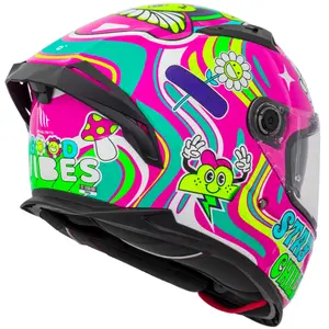 Imagem 4 de Capacete MT Braker SV Trip C8 - Rosa
