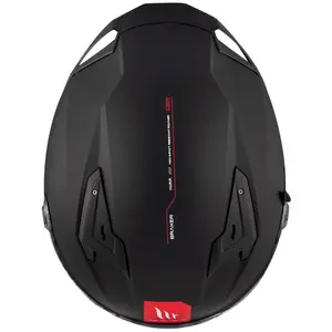 Imagem 9 de Capacete MT Braker SV Solid A1 - Preto Fosco