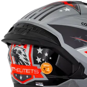 Imagem 5 de Capacete MT Cosmo SV Stellar C2 - Cinza (Aberto)