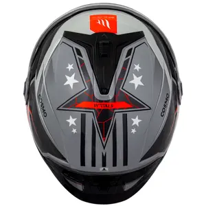 Imagem 6 de Capacete MT Cosmo SV Stellar C2 - Cinza (Aberto)