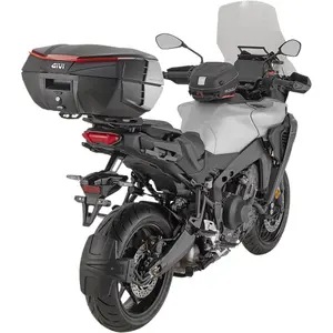 Imagem 3 de Baú / Bauleto Givi V49N Air Monokey Preto/Vermelho - 49 Litros