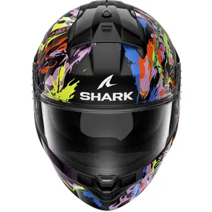 Imagem 3 de Capacete Shark Ridill 2 Raging Beast INM KVY - Preto/Roxo/Amarelo