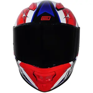Imagem 5 de Capacete Origine Pista American Flag - Vermelho/Preto/Azul