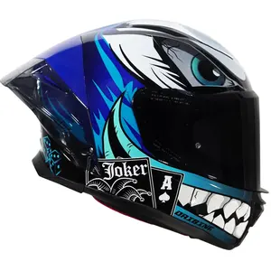 Imagem 2 de Capacete Origine Pista Joker - Azul/Preto
