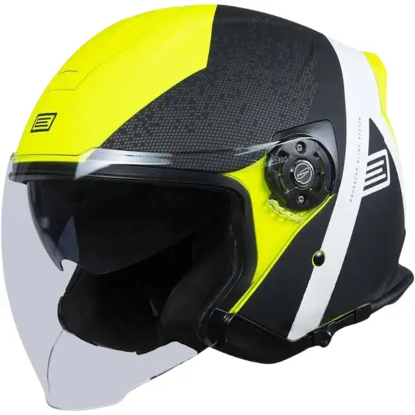 Imagem 1 de Capacete Origine Palio 2.0 Hyper - Preto/Amarelo Fluor Fosco