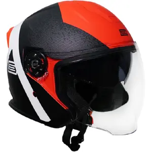 Imagem 4 de Capacete Origine Palio 2.0 Hyper - Preto/Vermelho Fluor Fosco