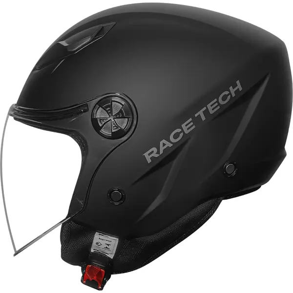 Imagem 1 de Capacete Race Tech Play Monocolor - Preto Fosco (Aberto)