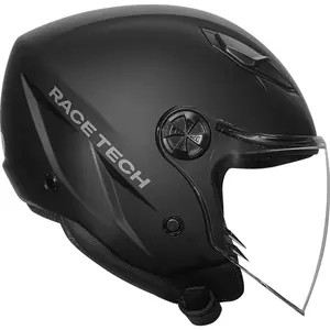 Imagem 2 de Capacete Race Tech Play Monocolor - Preto Fosco (Aberto)