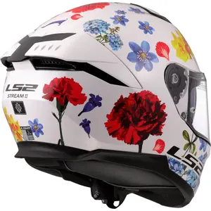 Imagem 6 de Capacete LS2 Stream 2 Flowers - Branco