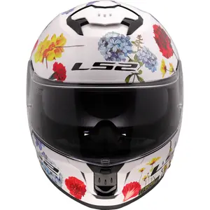 Imagem 7 de Capacete LS2 Stream 2 Flowers - Branco