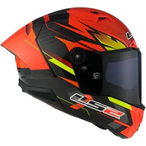 Imagem 2 de Capacete LS2 Thunder Carbon GP Fire - Vermelho/Preto