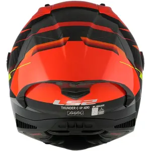 Imagem 8 de Capacete LS2 Thunder Carbon GP Fire - Vermelho/Preto