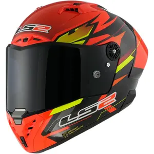 Imagem 3 de Capacete LS2 Thunder Carbon GP Fire - Vermelho/Preto
