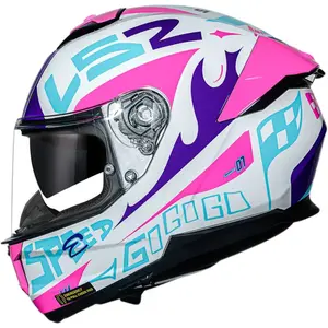Imagem 1 de Capacete LS2 Stream 2 Race - Azul/Branco